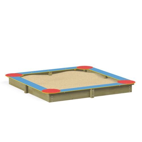 Square Sandbox with HDPE - 3764EP